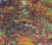 Claude Monet The rose way in Giverny USA oil painting artist